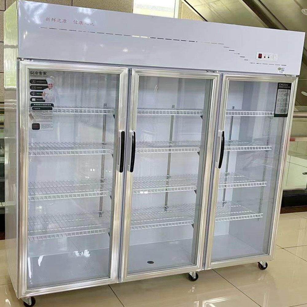 展示柜点菜柜三门冷藏展示柜商用麻辣烫饭店串串保鲜柜二门