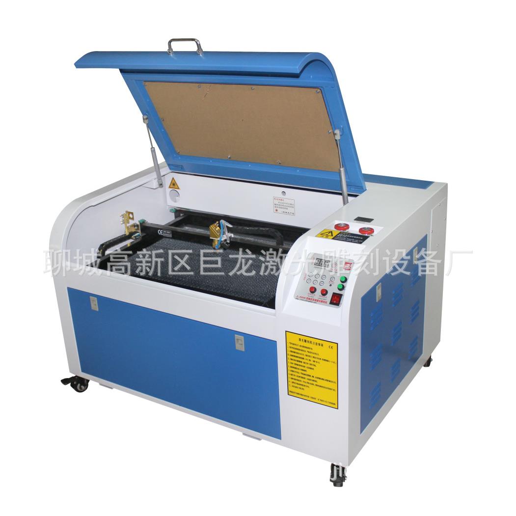 K6040激光切割机雕刻机皮革布料墙贴亚克力瑜伽垫奖杯工艺品礼品