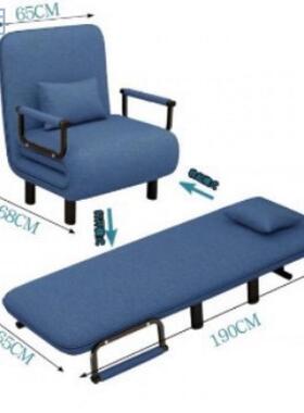 折叠沙发床两用折叠多功能午休沙发布艺公寓网红简易小户型沙xKW