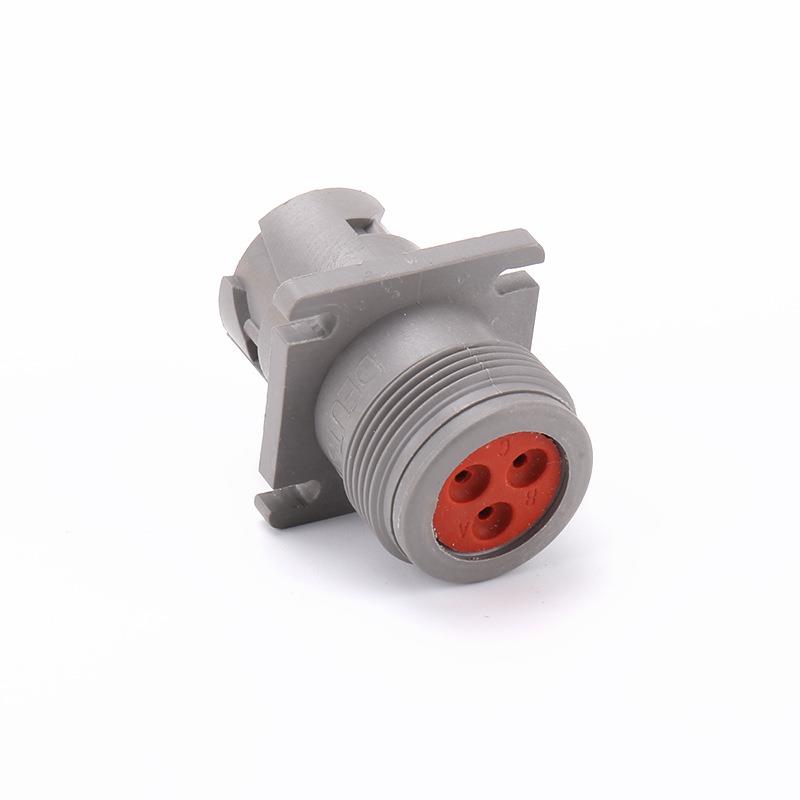 徳HD1-3-96P3孔汽车0防YSW水驰连接器形圆防水连接器诊断接口