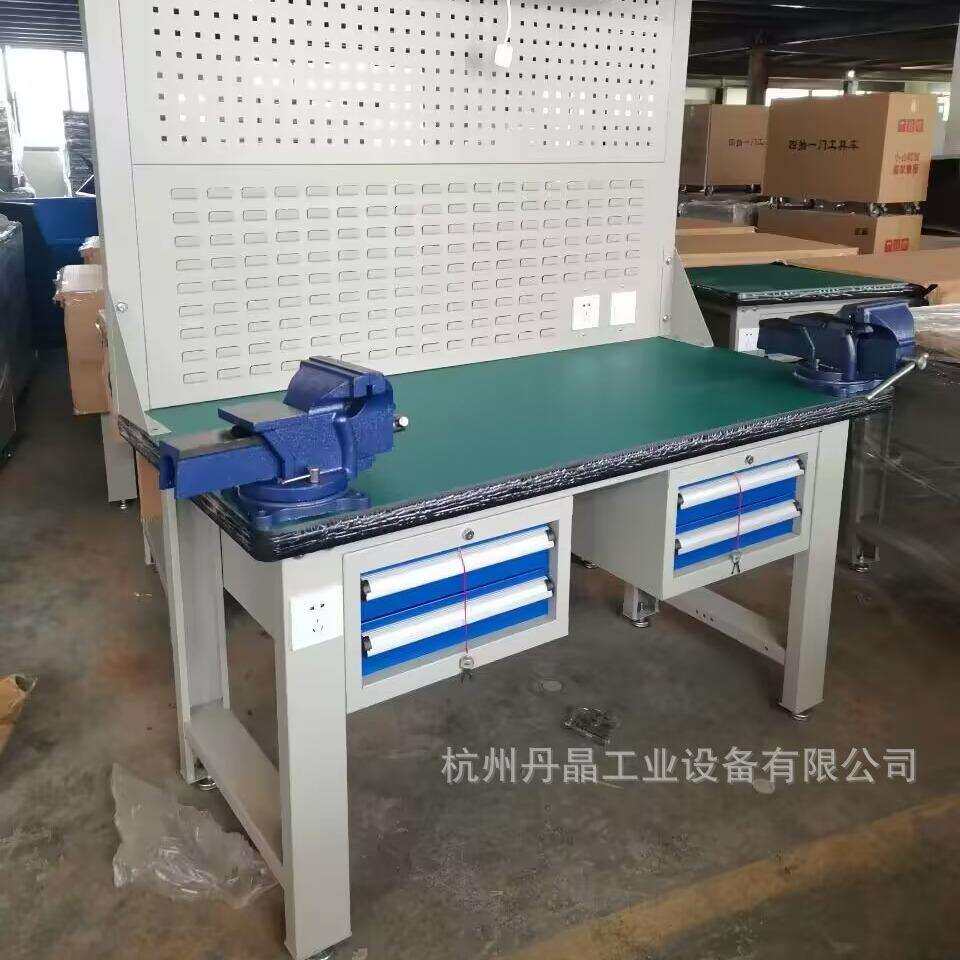 重型钳工工作台车间维修操作台桌实验室装配工作桌台面多工位