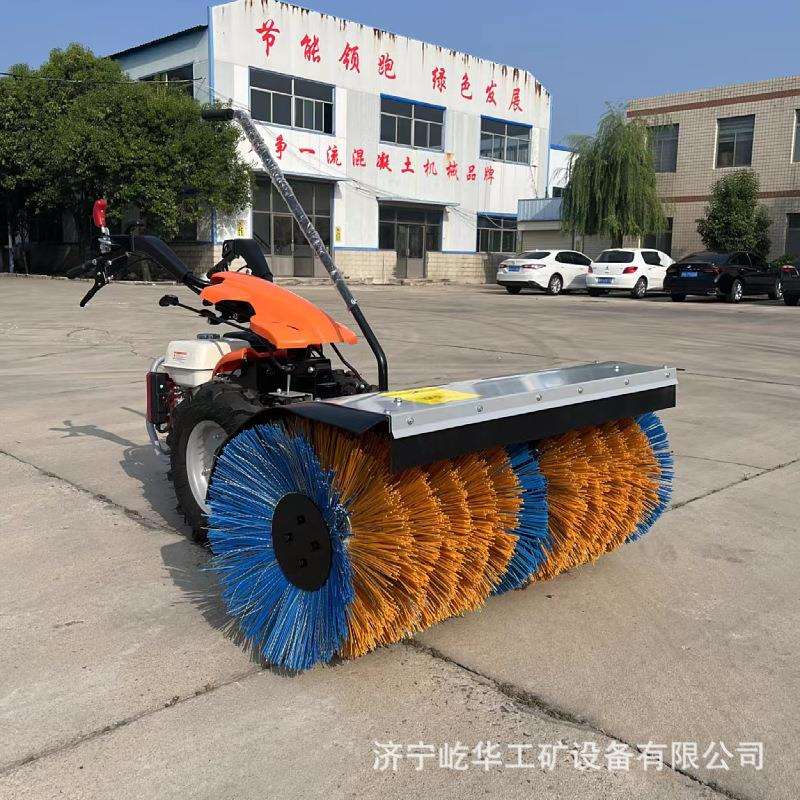 厂家供应大马力手推式多功能扫雪机 全齿轮可换抛头路面除雪机