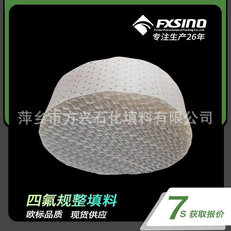 PTFT250Y孔板波纹耐温耐腐蚀四氟规整填充填料
