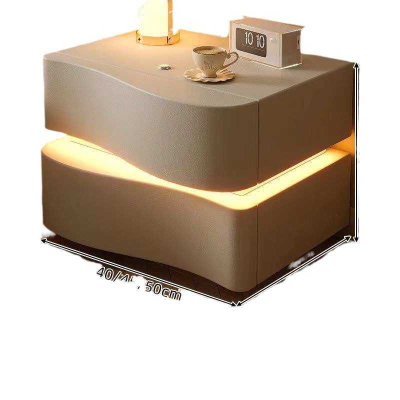 奶油床头柜2024卧室创意家用新款现代简约高级实木床,住宅家具,床头柜,淘宝优惠券,粉丝福利购,淘宝优惠卷