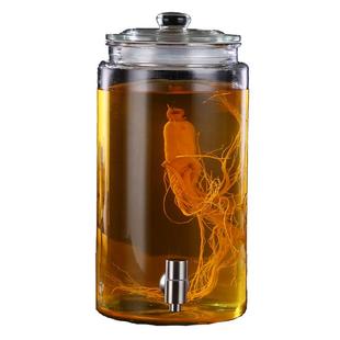 加厚玻璃泡酒瓶带龙头10斤20斤家用自酿酒泡酒玻璃瓶泡酒坛酒罐