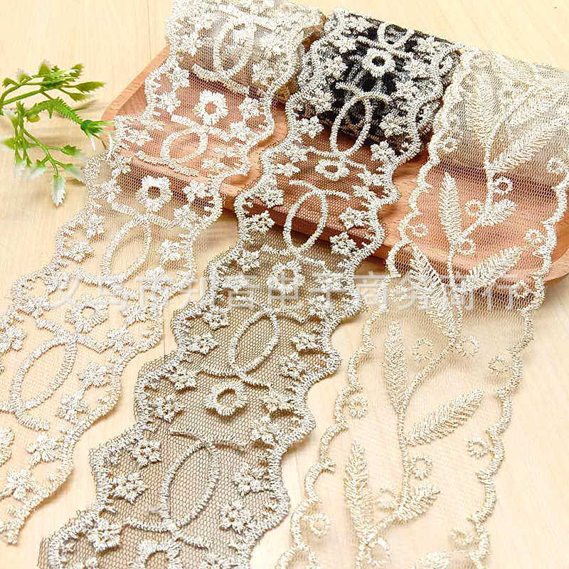 韩版刺绣网纱蕾丝花边 diy头饰品蝴蝶结材料沙发窗帘服装辅料批发,居家布艺,花边,淘宝优惠券,粉丝福利购,淘宝优惠卷