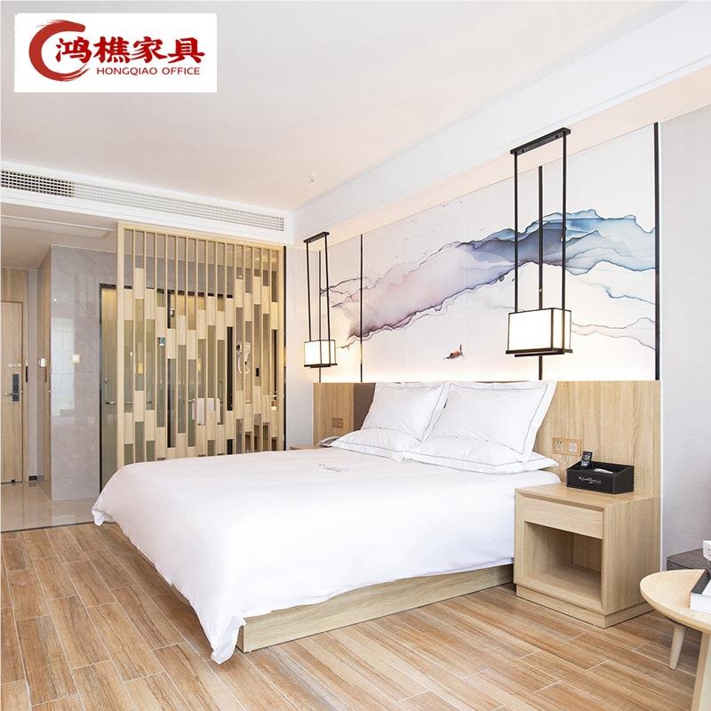 旅馆客房床酒专店用双人床店公寓民宿床酒家131301具标间套全宾馆