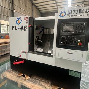 YL-46斜床身线轨数控车配备先进刀塔复杂工件轻松加工