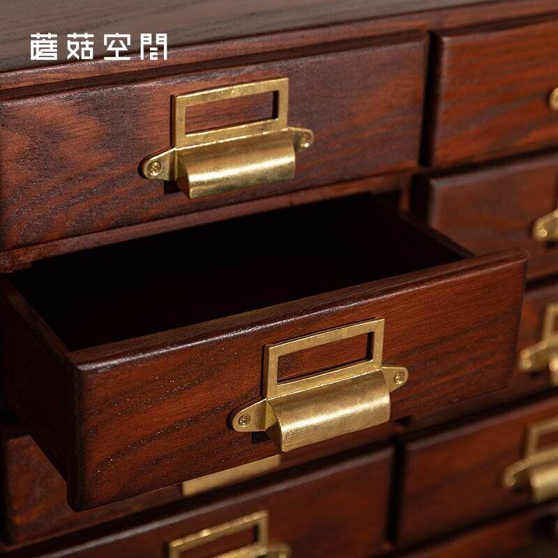彷古纯黄铜标签拉手抽屉斗柜名片标签框中式整体橱柜卡片标牌插槽
