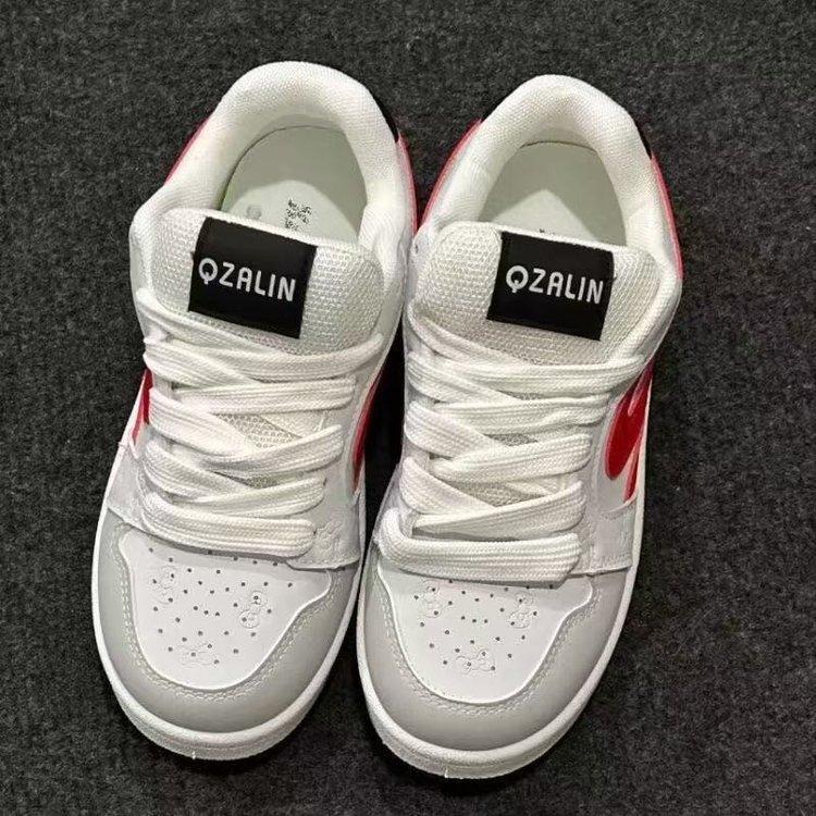 ins面包复古小白闪电休闲老爹鞋