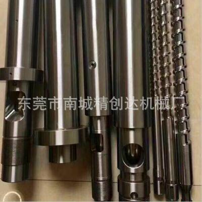 厂家直销沙田大小各种注塑机螺杆料筒 注塑机螺杆炮筒