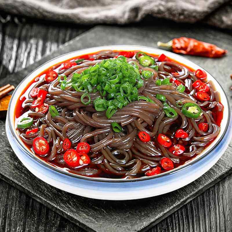 九寨沟蕨根粉 四川特产正宗蕨根粉丝低脂凉拌家用干粉条500g包装