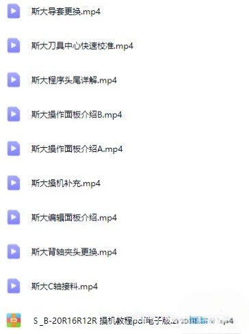 图片[2]-西铁城斯大津上走心机调机操机视频教程教程-机械资源网