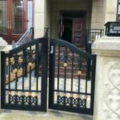 铝合金庭院门别墅小院子门花园入户门农村自建房户外铝艺双开大门