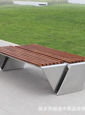 JNQ创意锈钢公园椅子户外腐异木形防休闲椅商场景观座椅坐不凳