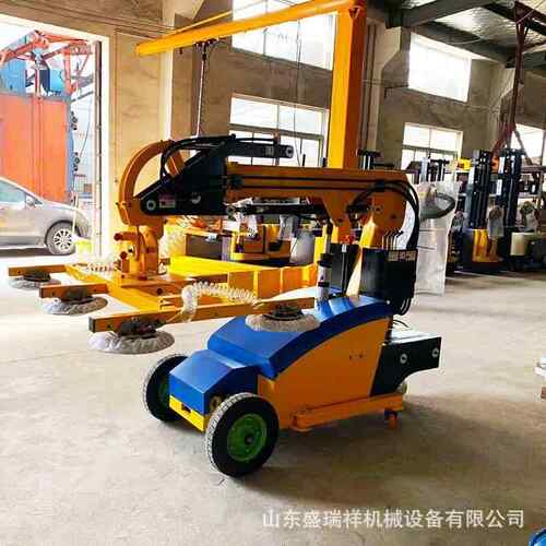 大型玻璃搬运车 大吸力幕墙玻璃吸盘器 全自动真空玻璃安装吸盘车