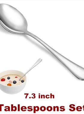 Dinner Spoon Set Tablespoons Silverware Serving Spoons