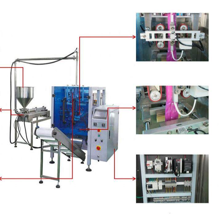 全自动定量液体包装机袋装牛奶羊奶液体灌装机多功能立式包装机