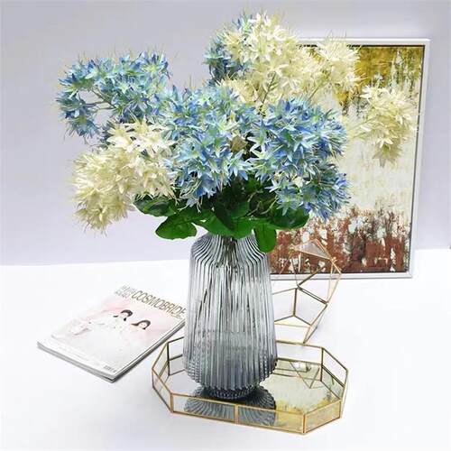 摆设asianart侘寂风客厅玻璃插花瓶日式家居装饰花瓶干花创意北欧