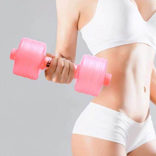 1 PCS Body Building Water Dumbbell 1kg Water Dumbbells Weigh