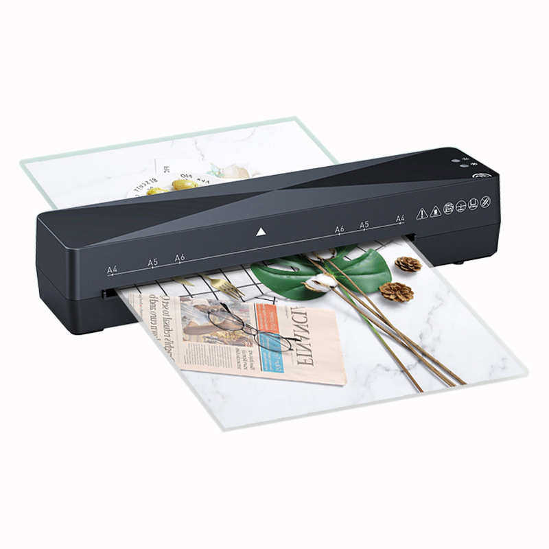方诺小型迷你过塑机 A4相片塑封机家用热裱覆膜机照片过塑机