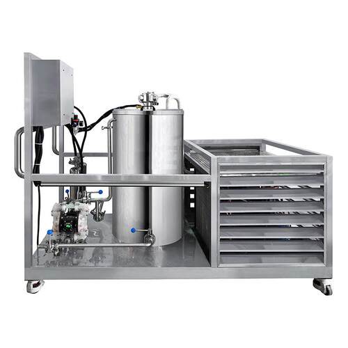 厂家直供不锈钢香水冷冻搅拌过滤机香水冷冻机香水制作设备