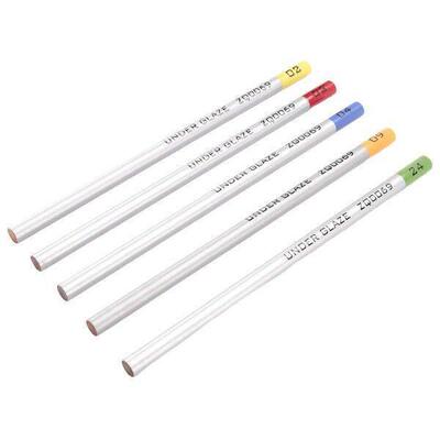 5Pcs Underglaze Pencils for Pottery for Decorating Fused