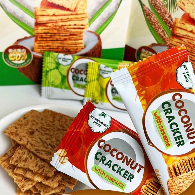 越南椰子饼干薄脆饼椰子脆片my phuong foodcoconut cracker零食