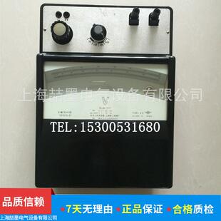 伏特表多档式 600V指针式 V交直流伏特表0.1级60V 上海二表T30