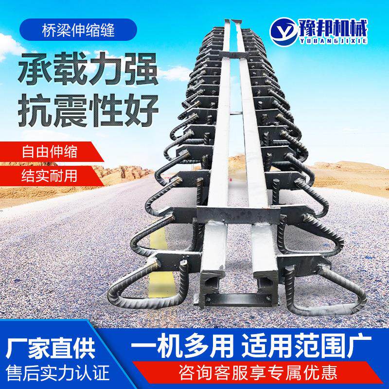 公路桥梁伸缩缝异型钢橡胶条填缝支座C型E型F型160型梳齿板伸缩缝