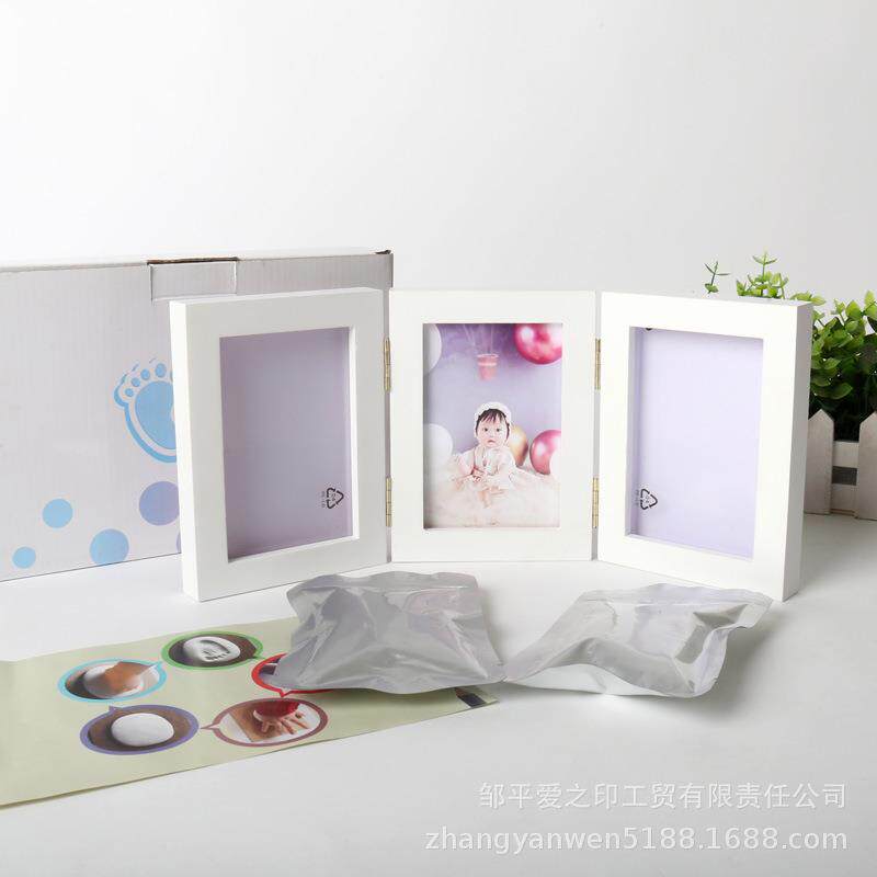 婴儿手印脚印纪念品 出生纪念 