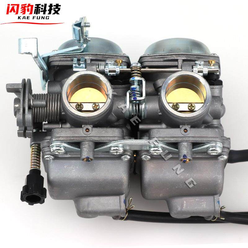 弯梁摩托踏板车女装助力车福喜鬼火GY6/125/150CC/PD24京滨化油器