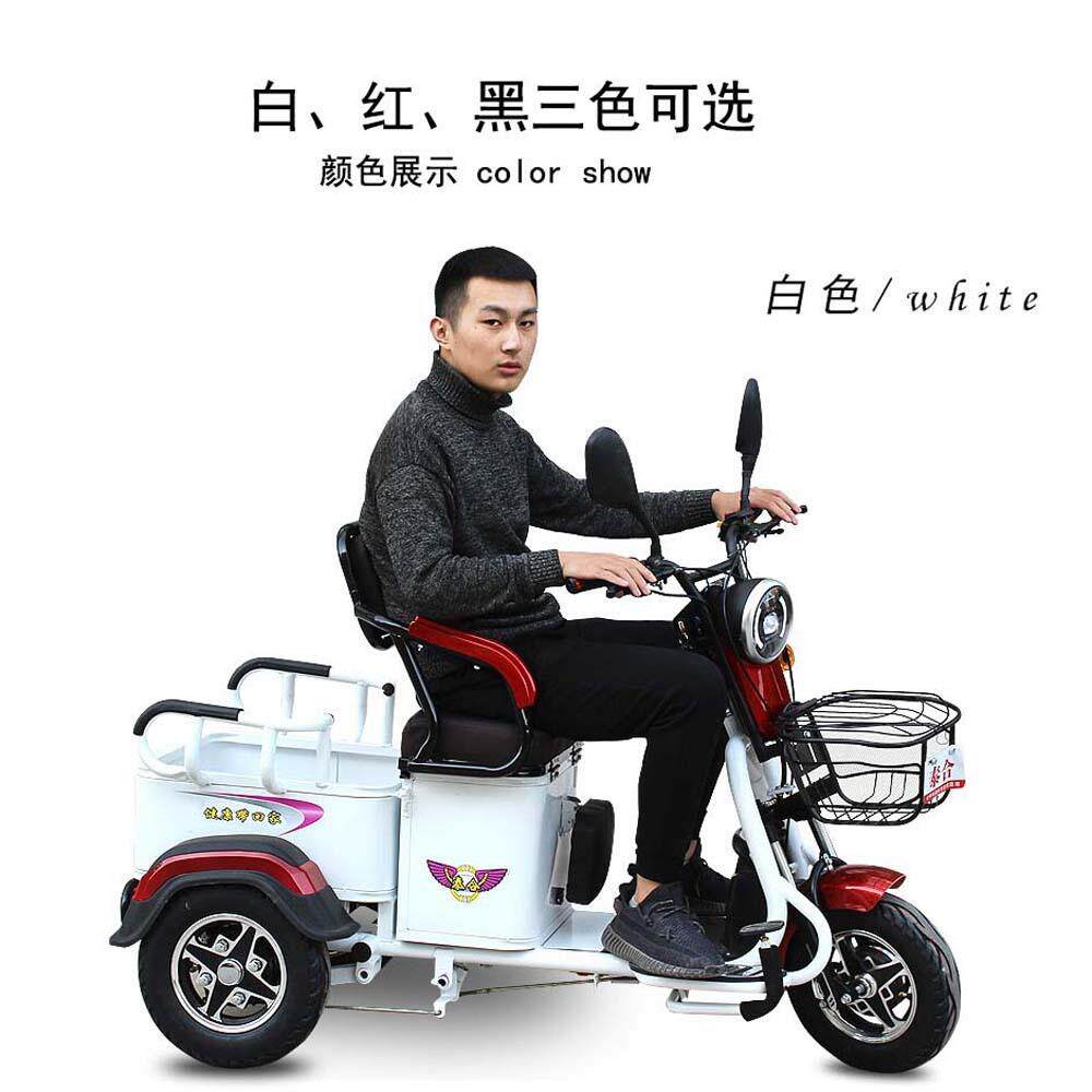 家用踏板车电动老年人外出代步车三轮超平衡电动低速拉货载人车