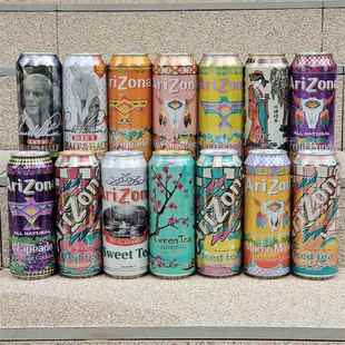 美国亚利桑那水果潘趣复合果汁饮料果味柠檬冰茶饮品ARIZONA TEA
