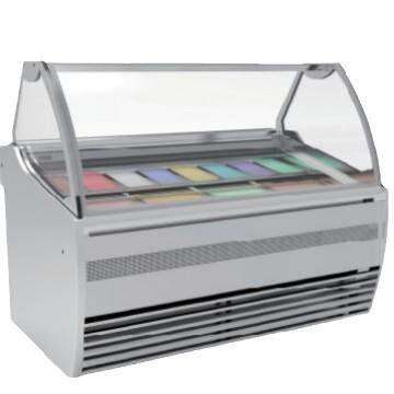 商用弧形冷冻柜雪糕柜甜品展示柜冰淇淋柜保鲜冷柜