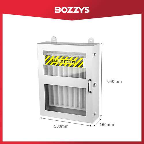 BOZZYS工业安全锁具便携式钥匙管理箱工程停工检修上锁挂锁站SX10