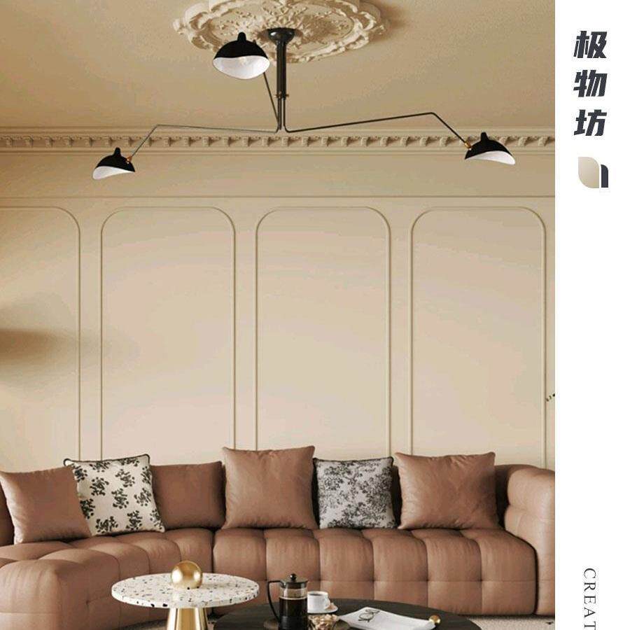 法式设计师SergeMouille北欧客厅灯卧室酒店工程软装张牙舞爪吊灯