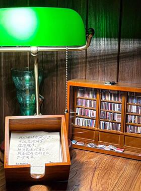 微型书架解压焦虑摆件创意抗实木小摆件生日七夕新年男女朋友礼物