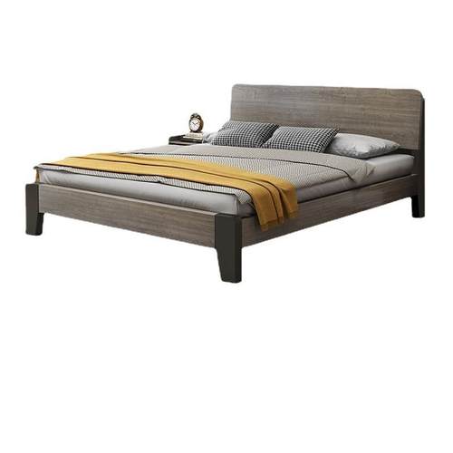 人床实木床现代简约1.5主.米出租房用双人床卧18家用经济型ly26单