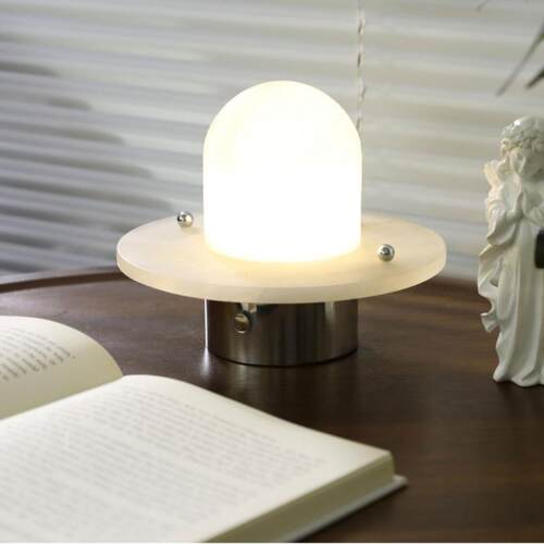 创意云石台灯现代时尚设计师样板房客厅卧室床头装饰氛围感小夜灯