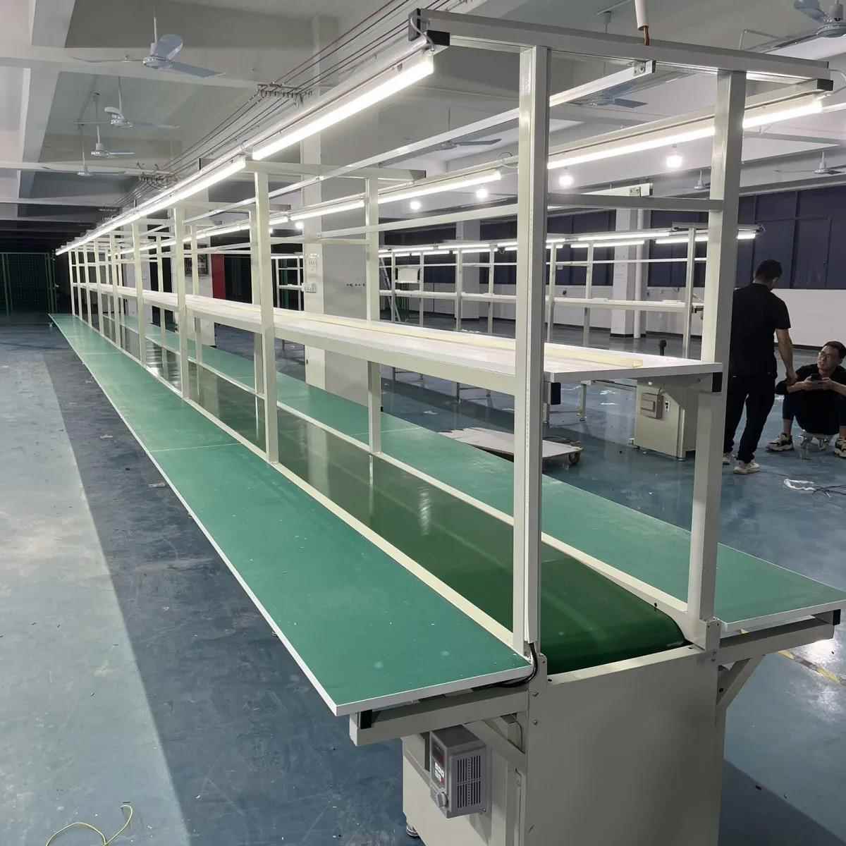 工厂流水线工作台防静电电子产品装配线输送带自动化生产线工作台