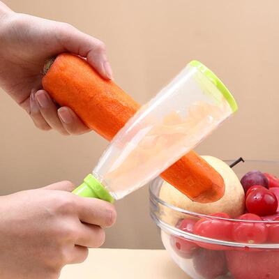 Multifunctional Storage Peeler with Container, Apple Peeling