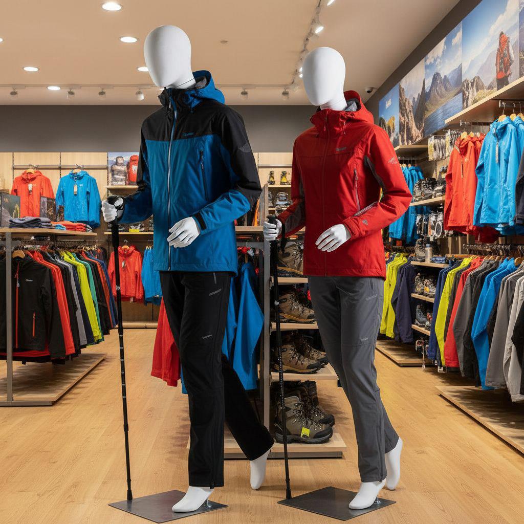 高端全身肌肉跑步假人模特服装店运动陈列展示架登山服装道具图片
