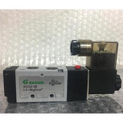 亿日气动换向电磁阀4V210-08 DC24V AC220V EASUN 浙江元件阀体