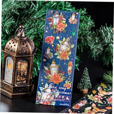 Christmas Stickers Christmas love song Handheld decoration