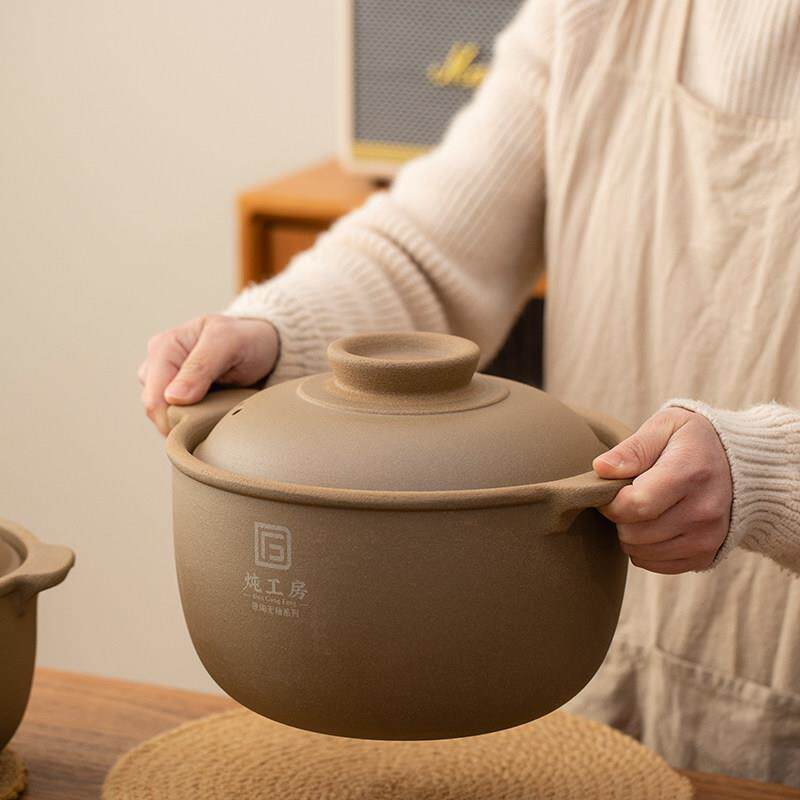 耐高温无釉砂锅陶煲家炖锅粥煲汤干DGF-YT00烧用大容量家用燃气小
