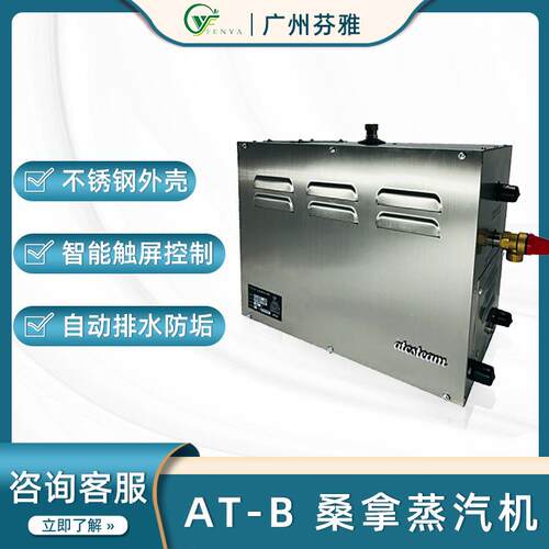 桑拿房蒸汽机湿蒸房AT-B系列不锈钢蒸汽仪自动排水除水垢