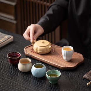 五大名窑茶具套装礼品轻奢档功夫茶具千里江山文创陶瓷伴手礼logo