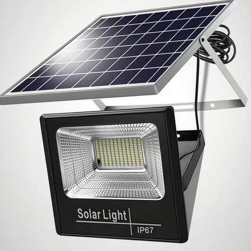聚盆太阳能投光灯户外防水庭院家用亮LED大功率照明路灯遥控