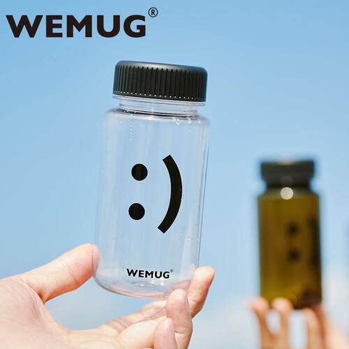 wemug水杯迷你笑脸随手杯耐高温户外便携男女咖啡冷萃外带小杯子